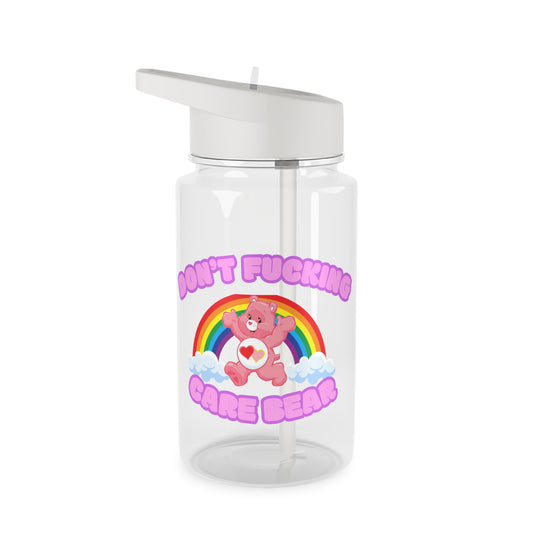 Dont' Fucking Care Bear Water Bottle